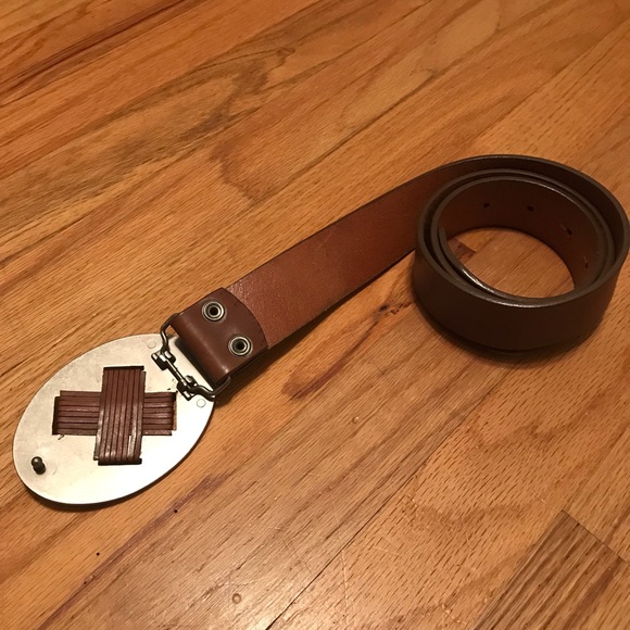 Amazing brown bike belt and buckle from the Buckle - Picture 3 of 3